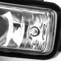 Pair Bumper Driving Fog Lights Wiring Kit Bezel Switch Compatible With Chevy Suburban Tahoe 15-20 Chrome