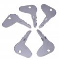 5 Ignition Keys 35260-31852 32412 H32412 For Kubota Mahindra Mitsubishi Case Tractors