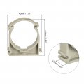 Uxcell 25mm Dia Pipe Clamps Clips Ppr Water Hose Fittings Tube Holder With Lock For Supply Gray 12 Pcs
