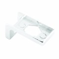 656-6593 Door Insert For 1 In Thick Square Edge Panels Chrome Plated Zinc Alloy Zamak Includes Fastener Single Pack 