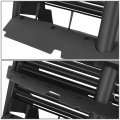 Factory Style Front Radiator Shutter Assembly Compatible With Ram 1500 2013-2024 Matte Black