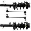Stabilizer Bar Link Kit Front Strut Spring Assembly Suspension Parts Fits 2000-2004 For Focus Pack Of 4