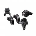 Mmk1036 Motor Mount Kit For 1992 To 1995 Honda Civic Del Sol 1 5l Auto Trans Alloy Steel Black Set With Transmission 