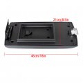 Wflnhb Black Center Console Armrest Cover Lid Latch Hinge Leather Replacement For 2013-2017 Flex Fa8z-7406024-ab