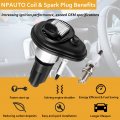 Ignition Coil Pack Spark Plugs Compatible With 4 2 3 5 8 2002 2003 2004 20 2006 Chevy Trailblazer Colorado Gmc Canyon Envoy Xl