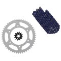 Fits Honda Cr125r 125 R Blue O Ring Chain Sprocket 12 50 114l