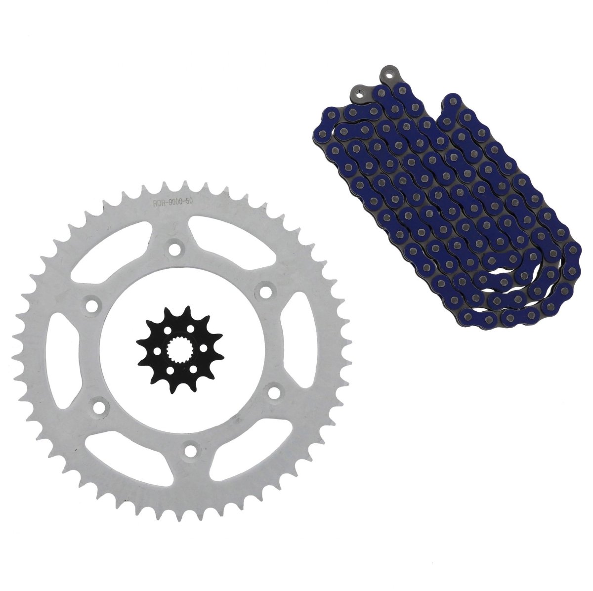 Fits Honda Cr125r 125 R Blue O Ring Chain Sprocket 12 50 114l