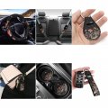 Fuibeng Butterfly Mushroom Auto Seat Covers Universal Fit Car Steering Wheel Cover 2pcs Shoulder Belt Pcs Coaster 2 Key Chain 1