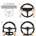 Fuibeng Butterfly Mushroom Auto Seat Covers Universal Fit Car Steering Wheel Cover 2pcs Shoulder Belt Pcs Coaster 2 Key Chain 1