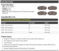 Marketplace Auto Parts Brake Pad Set Compatible With 2020-2021 Kia Soul 2 0l 4-cylinder