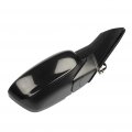 Ocpty Black Passenger Side View Mirror Smooth With Power Adjustment Manual Folding Convex W Cover Compatible For 2013-2017