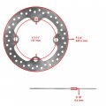 Caltric 2 Front Or Rear Brake Disc With Pad Compatible Polaris Rzr Xp 1000 4 1000 2014-2021