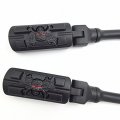Xkh Group Motorcycle Black Long Angled Adjustable Peg Mounting Kit Zombie Foot For Honda Goldwing Vtx1300 Shadow Valkyrie