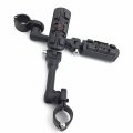 Xkh Group Motorcycle Black Long Angled Adjustable Peg Mounting Kit Zombie Foot For Honda Goldwing Vtx1300 Shadow Valkyrie