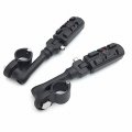 Xkh Group Motorcycle Black Long Angled Adjustable Peg Mounting Kit Zombie Foot For Honda Goldwing Vtx1300 Shadow Valkyrie