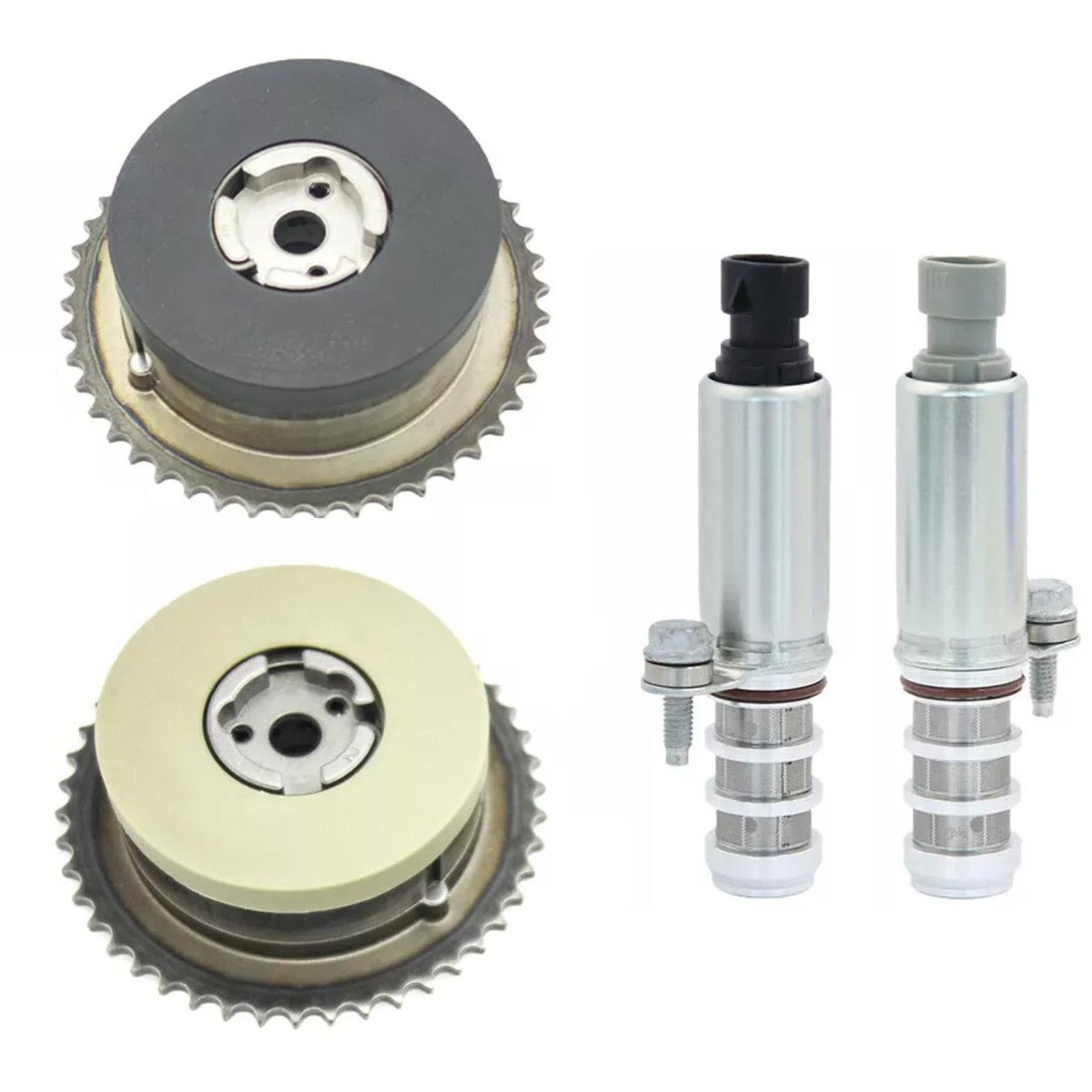Vvt Cam Phasers Timing Solenoid Valve Set Replacement For Lacrosse 2010-2016 Regal 2011-2017 Malibu 2008-2014