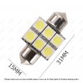 Sawe 31mm 6-smd 5050 Festoon Dome Map Interior Led Light Bulbs Lamp De3175 3021 3022 3175 20 Pieces Pink Purple
