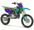 2001-2013 W Ufo Fenders Kx 85 Zany Green Senge Graphics Base Kit For Kawasaki 