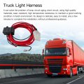 Usonline911 New Upgraded C90-907 Truck Cap Wiring Harness For Third Brake Light And 12 Volt Dome