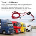 Usonline911 New Upgraded C90-907 Truck Cap Wiring Harness For Third Brake Light And 12 Volt Dome
