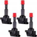 Ocpty Ignition Coil Coils Pack Fits Uf581 Igc0053 C1578 For Honda Fit 1 5l 2007-2008 Set Of 4