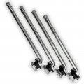 Haltec Four Tr510 90 Degree 1 2 Inch Bent Truck And Bus Tire Nickel Plated Valve Stems For Drop Center Aluminum Disc Wheels 