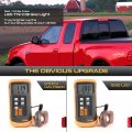 Vipmotoz Full Led 3rd Third Brake Tail Light Lamp Compatible With 1997-2003 Ford F150 Pickup Truck Chrome Lens Red Clear
