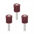 0 8 X 1 4 Inch Shank Mounted Flap Wheels Buffing Polishing 3pcs 