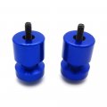 Xkh- Blue Swingarm Spools Compatible With R6 R6s Fz1 Fz6 Fz8 Fzs1000 R1 Vmax Xv250 Virago P N Xkh-221-003-blue-nologo