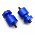 Xkh- Blue Swingarm Spools Compatible With R6 R6s Fz1 Fz6 Fz8 Fzs1000 R1 Vmax Xv250 Virago P N Xkh-221-003-blue-nologo