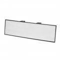 Universal 240mm Length White Curved Panoramic Rear View Mirror For Car 