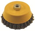 Enkay 1830-c 5-inch Knotted Cup Brush 5 8-11 Thread Carded 