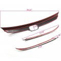 G-plus 3pcs Front Grille Cover Moulding Trim Compatible With Honda Accord 10th Gen Sedan 2018 2019 18 19 Carbon Fiber Lip