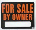 Hy-ko 15 X 19 Plastic For Sale By Owner Sign 