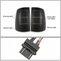Hecasa Led Taillight Compatible With 2009-2018 Dodge Ram 1500 2010-2018 2500 3500 Smoked Lens Black Housing Lights Tail Lamp