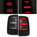 Hecasa Led Taillight Compatible With 2009-2018 Dodge Ram 1500 2010-2018 2500 3500 Smoked Lens Black Housing Lights Tail Lamp