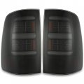Hecasa Led Taillight For 2009-2018 Dodge Ram 1500 2010-2018 2500 3500 Smoked Lens Black Housing Lights Tail Lamp Brake Light