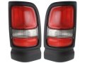 Tail Light Assembly Set Of 2 For 1994-2002 Dodge Ram 2500 Without Sport Package Early Design 