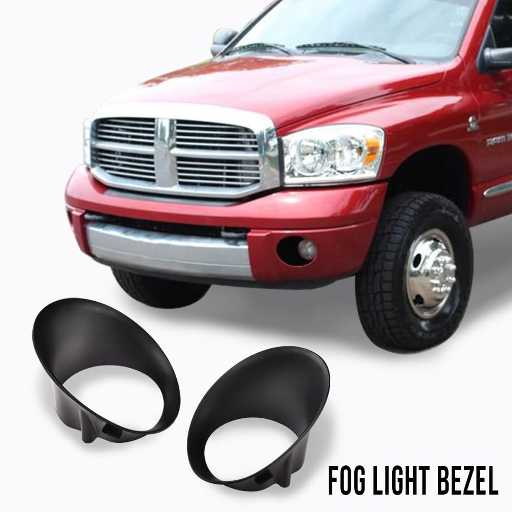 Fog Light Accessories Bezel For Dodge Ram 1500 2002 2008 2500 3500 2003 2009 Lamp Bracket Hole Cover Replacement Left And Right
