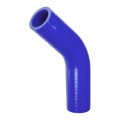 1 Pcs 30mm 18 Id 90mm 3 54 Length 45 Degrees Blue Car Silicone Hose Coolant Universal 