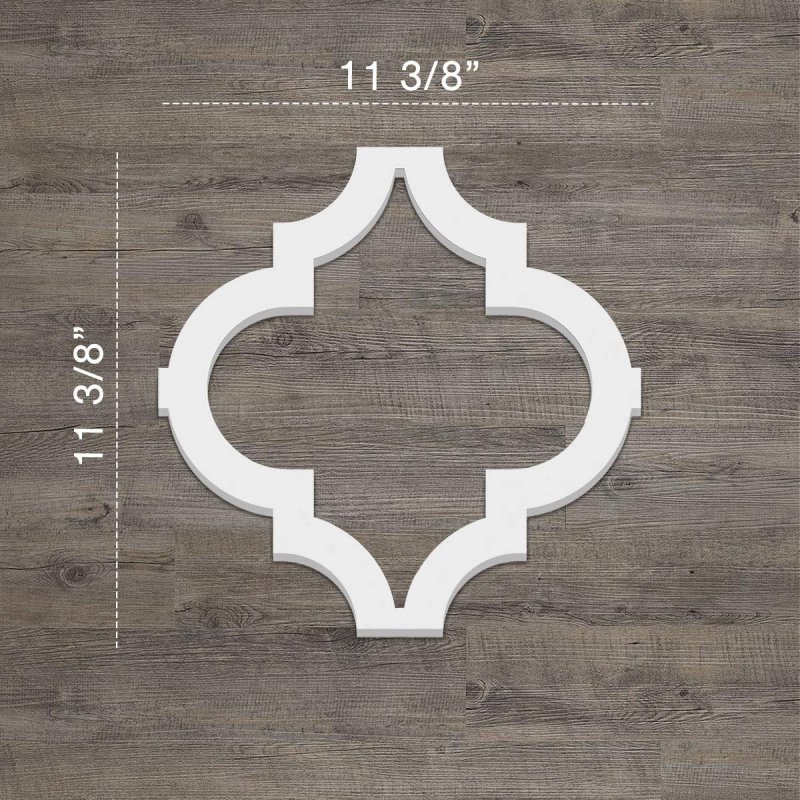 Ekena Millwork 11 3 8 W X H T Small Marrakesh Decorative Fretwork Wall Panels In Architectural Grade Pvc
