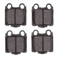 Disc Brake Pads For Lexus Gs430 Is300 2001002 2003 2004 2005 Front Mechanical Pad Wear Sensor 2 25 Inner Width 2 51 Height 0 61 