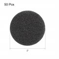 Uxcell 2-inch Hook And Loop Sanding Disc Wet Dry Silicon Carbide 60 Grit 50 Pcs