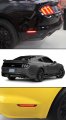 Cuztom Tuning Red Lens Rear Bumper Side Marker Reflector Led Lamps Light Compatible With 2015-2020 Ford Mustang S550