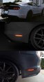 Cuztom Tuning Red Lens Rear Bumper Side Marker Reflector Led Lamps Light Compatible With 2015-2020 Ford Mustang S550