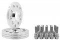 4 Pc Billet Aluminum 5x130 Mm Hub Centric Wheel Spacers 10 Thick 71 5 H B R14 Ball Seat Black Lug Bolts Factory Wheels 