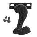 1994-2004 Mustang Left Facing Two Tone Black Cobra Grille Emblem Bracket 