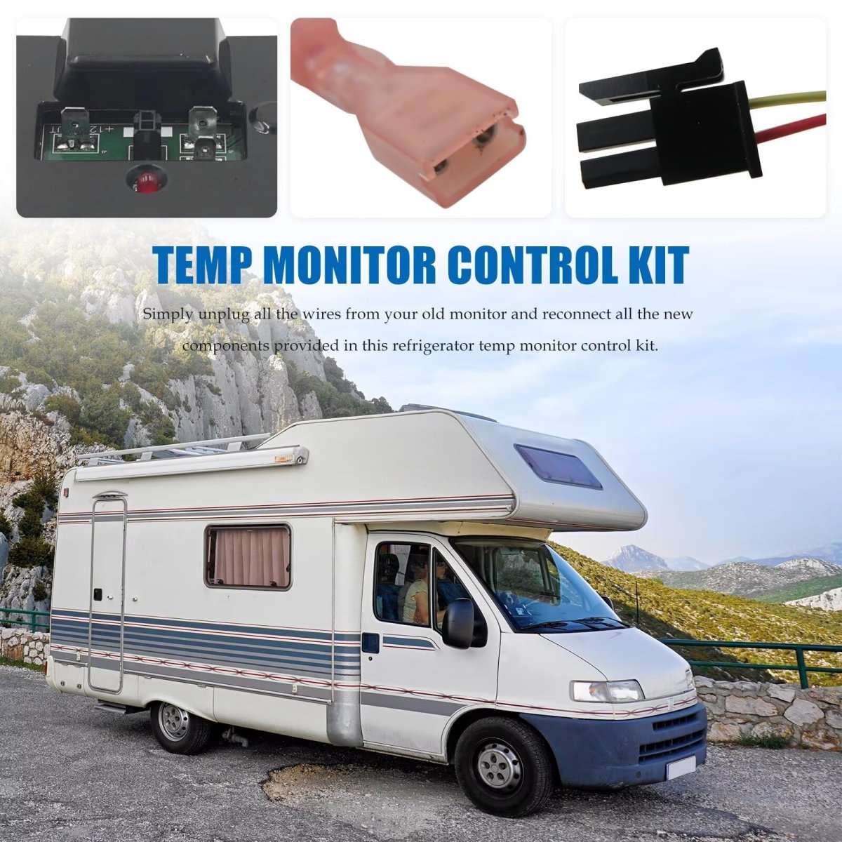 Cooling Unit Temperature Monitor Control 637360 For Norcold Rv Refrigerator Replaces 634677 Fits 2118 And 1200 Series With