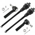 Motorbymotor Front Outer Inner Tie Rod End Link Fits For Chevy Tahoe Silverado 1500 2500 Suburban Avalanche Gmc Sierra Yukon Xl 