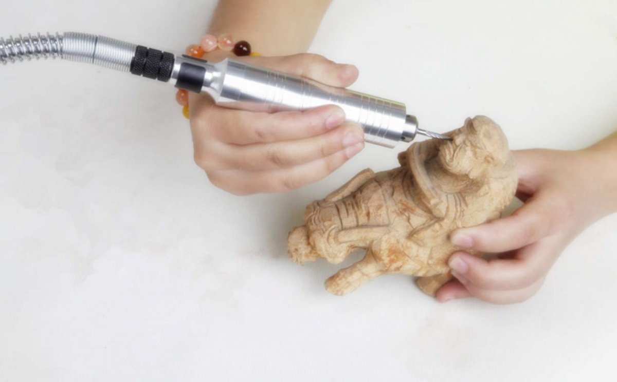 Yuchengtech Handle Shank Hand Grip For Jade Grinding Carving Machine Electric Polishing Multi-function Bench Grinder Wheel